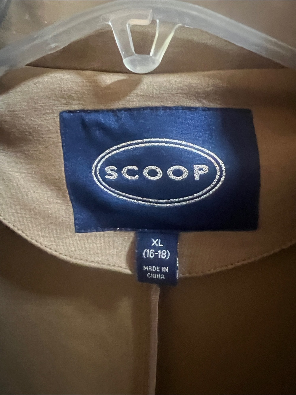 Scoop NYC Tan Open-Front Blazer - Picture 2 of 6